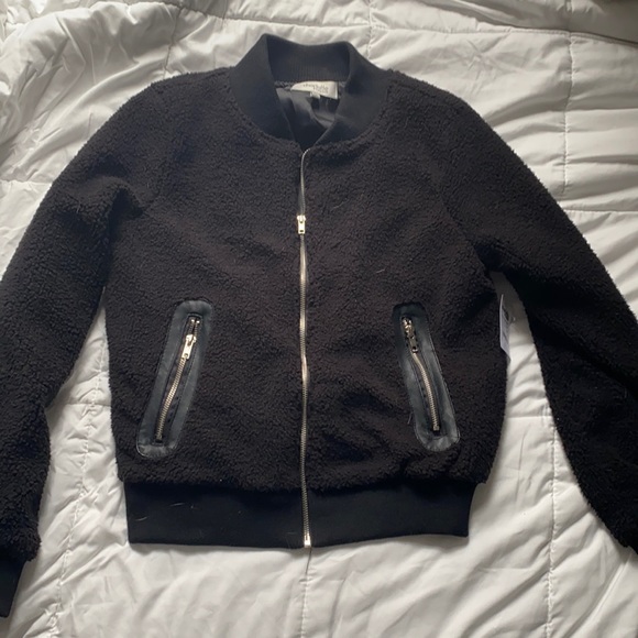 Charlotte Russe Jackets & Blazers - TEDDY BOMBER JACKET